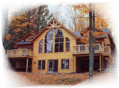 Home on a lake